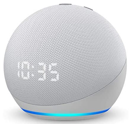 New Echo Dot With Clock